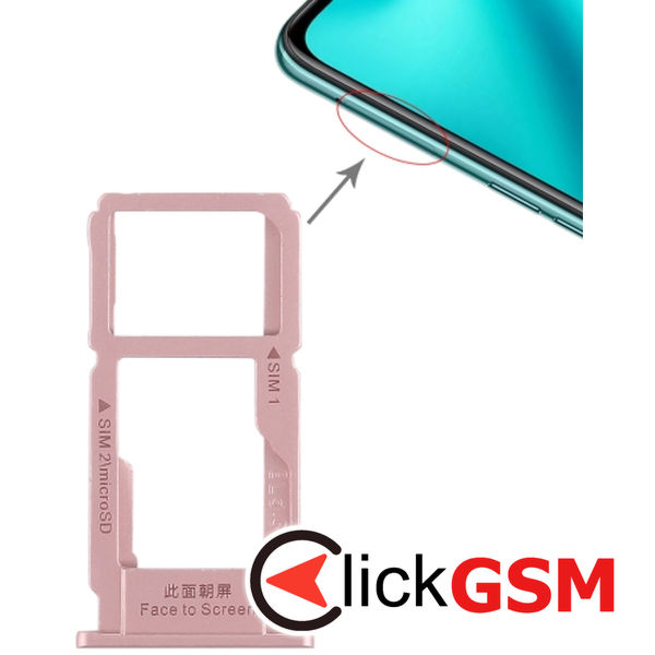 Piesa Suport Sim Cu Suport Card Rose Gold Oppo R11 Plus 1wxv