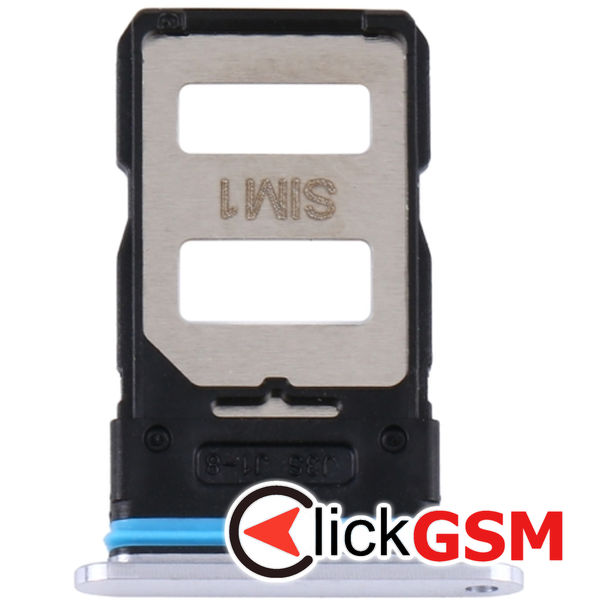 Piesa Suport Sim Cu Suport Card Silver Xiaomi Redmi K30s 1z00