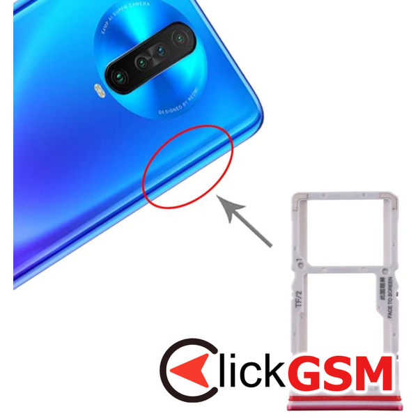 Piesa Suport Sim Cu Suport Card Xiaomi Redmi K30 1z46