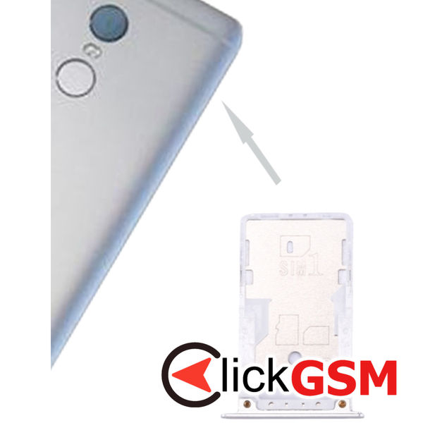 Piesa Suport Sim Cu Suport Card Xiaomi Redmi Note 4 1z4n