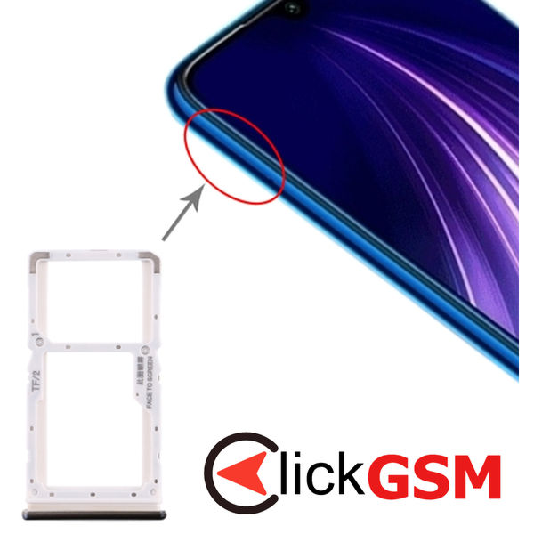 Piesa Suport Sim Cu Suport Card Xiaomi Redmi Note 8 Pro 1z1a