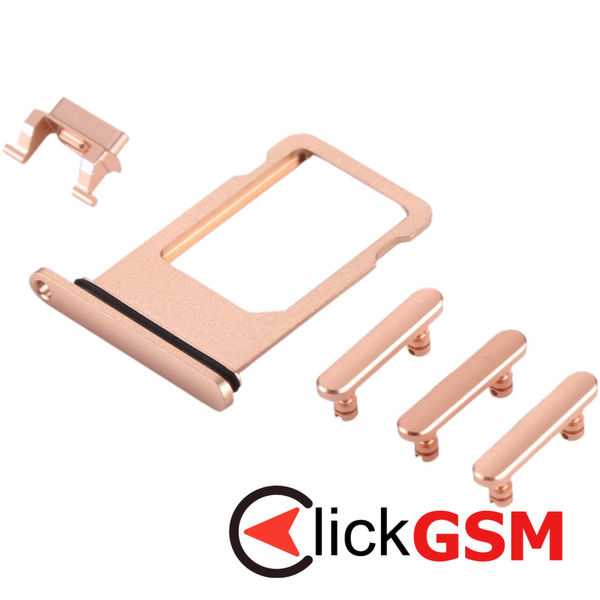 Piesa Suport Sim Gold Apple Iphone 8 4g3q