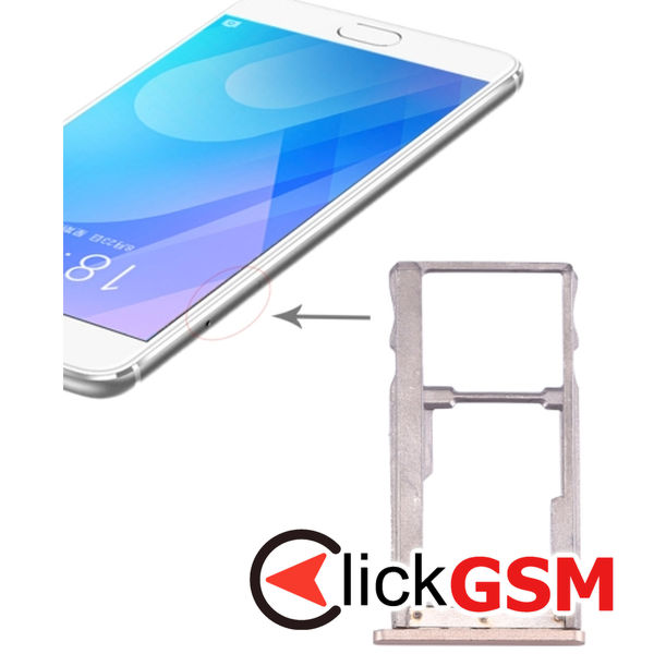 Piesa Suport Sim Gold Meizu E2 4nm4