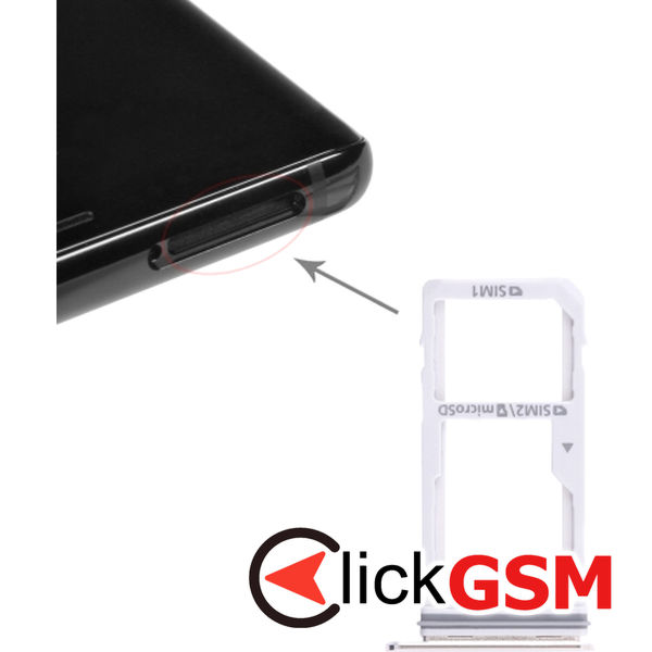 Piesa Suport Sim Gold Samsung Galaxy Note8 4d5z