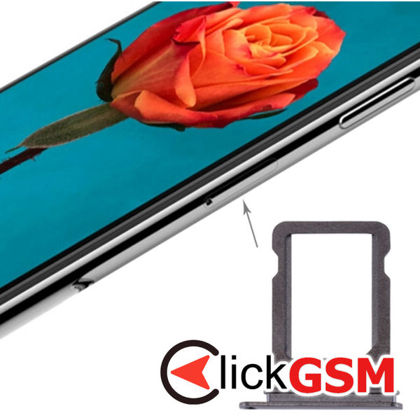 Piesa Suport Sim Grey Apple Iphone X 4f3l