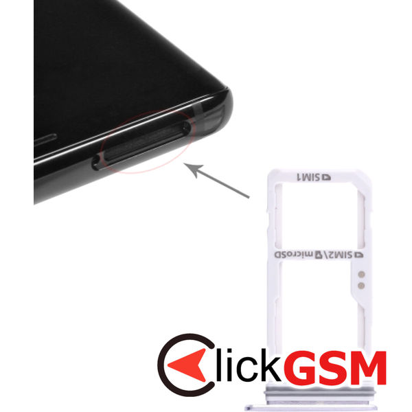 Piesa Piesa Suport Sim Grey Samsung Galaxy Note8 4d5y