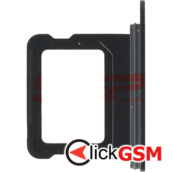 Piesa Suport Sim Negru Apple Iphone 16 Plus 4mkp