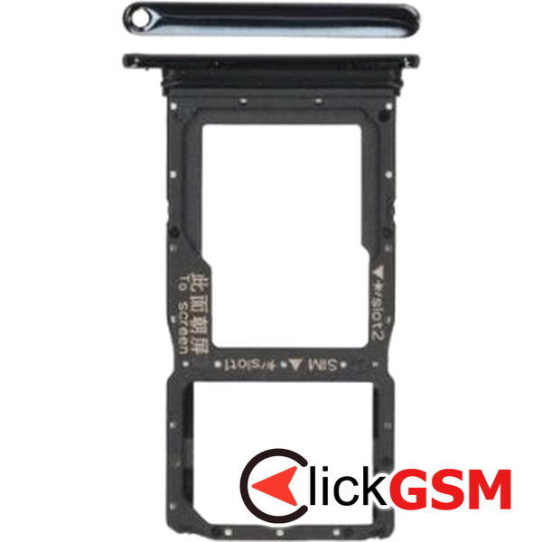 Piesa Suport Sim Negru Huawei P Smart Z 4515