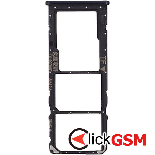 Piesa Suport Sim Negru Huawei Y9 2019 44rh