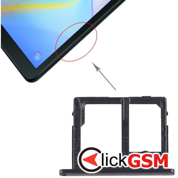 Piesa Suport Sim Negru Samsung Galaxy Tab A 10.5 4bx3