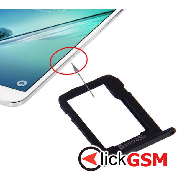 Piesa Suport Sim Negru Samsung Galaxy Tab S2 8.0 4cqf