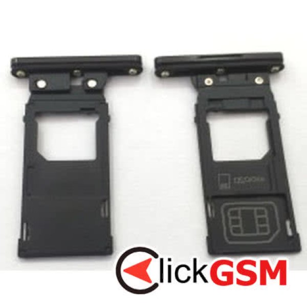 Piesa Suport Sim Negru Sony Xperia Xz3 36vf