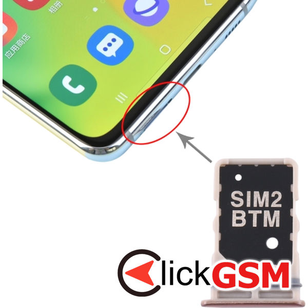 Piesa Suport Sim Samsung Galaxy A80 4d8q