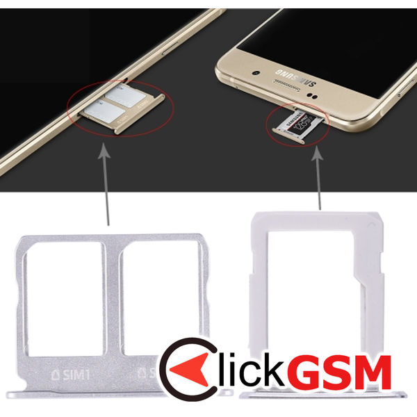 Piesa Suport Sim Samsung Galaxy A9 2016 4dpm