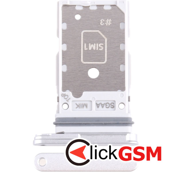 Piesa Suport Sim Silver Samsung Galaxy S23 Fe 4c6v