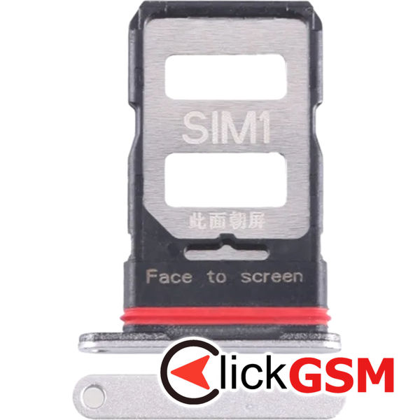 Piesa Suport Sim Silver Xiaomi Poco F5 Pro 3hkn