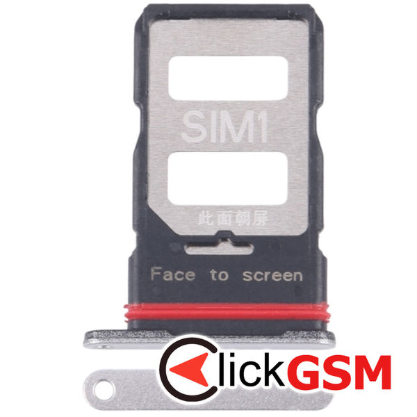 Piesa Suport Sim Silver Xiaomi Poco X6 Pro 5g 43at