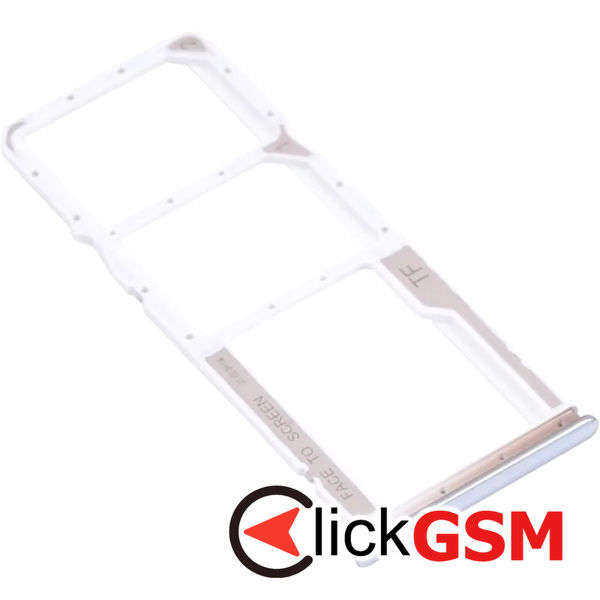 Piesa Suport Sim Silver Xiaomi Redmi Note 10 1260