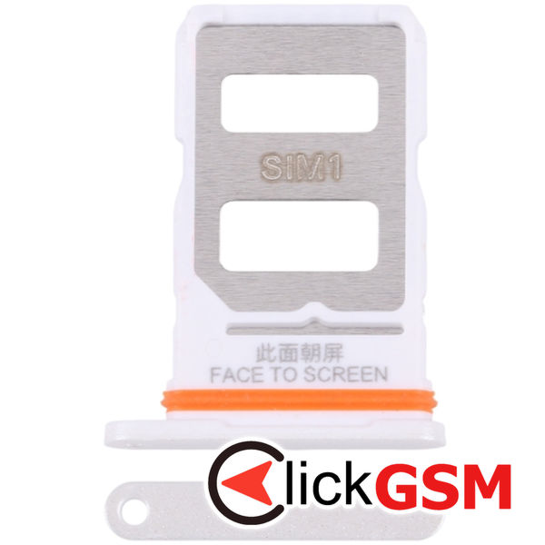 Piesa Piesa Suport Sim White Xiaomi Redmi Turbo 3 43a5