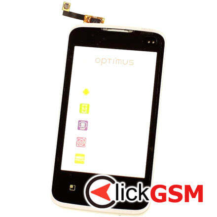 TouchScreen cu Rama Alb LG Optimus Hub d6q