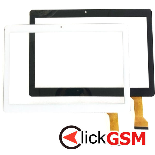 Piesa Touchscreen Cu Sticla Alb Toscido X104 2gia