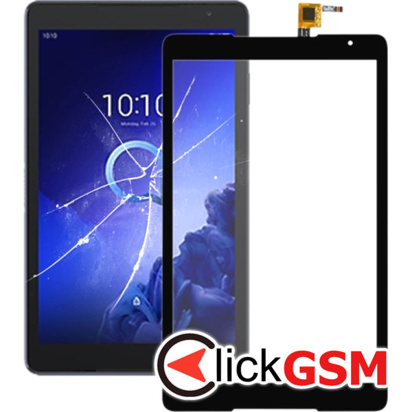 Piesa Piesa Touchscreen Cu Sticla Negru Alcatel 3t 10 2zwf