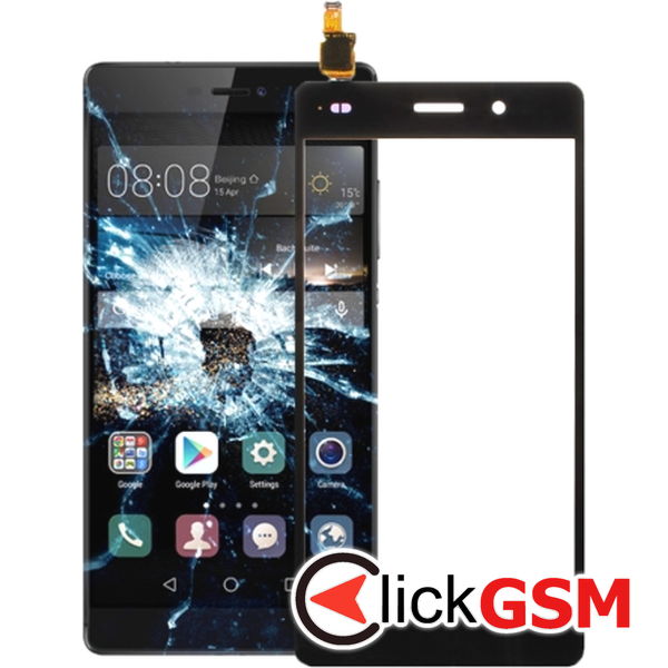 Piesa Touchscreen Negru Huawei P8lite 49eo