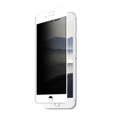 Folie Sticla Securizata Privacy 5D Tempered Glass Full Glue Apple iPhone 6 Plus  Alb-White