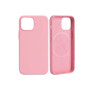 Husa eleganta din piele ecologica cu MagSafe compatibila cu iPhone 11, Pink