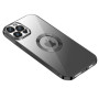 Husa Luxury MagSafe compatibila cu iPhone 14, Full protection, Margini colorate, Negru