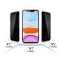 Folie Sticla Securizata 9D Unipha Privacy Tempered Glass Full Glue compatibila cu Apple iPhone 14 Pro Max