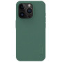 Husa Protectie Nillkin Super Frosted Shield Series pentru iPhone 15 Pro, Verde inchis