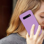 Husa Samsung Galaxy S10 Plus, ultra slim, silicon Mov, cu interior de catifea, silk touch