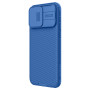 Husa Protectie Nillkin Camshield Pro Series pentru iPhone 15 Pro, Albastru