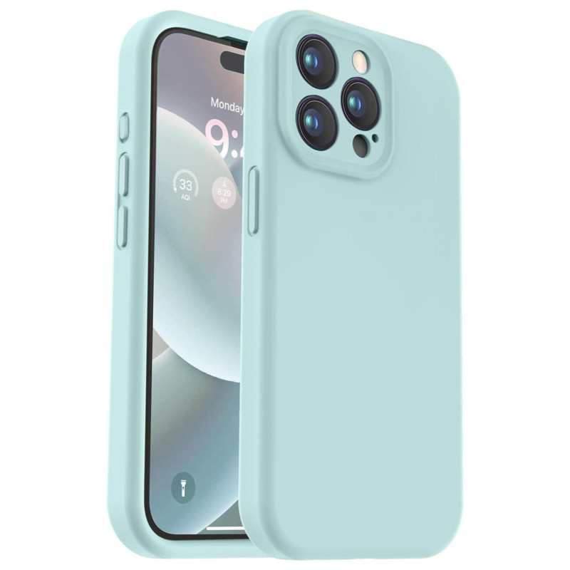 Husa SoftTouch Verde Menta Apple iPhone 13 2xf