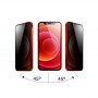 Folie Sticla Securizata Privacy 5D Tempered Glass Full Glue Apple iPhone 11 Pro Max  Nergru-Black