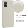 Husa protectie pentru Samsung Galaxy A72 5G ultra slim din silicon Gri,silk touch, interior din catifea