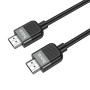 Cablu HDMI 4K HD Hoco US09 Brodat 2m, Negru