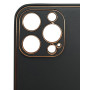Husa eleganta din piele ecologica cu protectie de camera compatibila cu Apple iPhone 13 Gri inchis